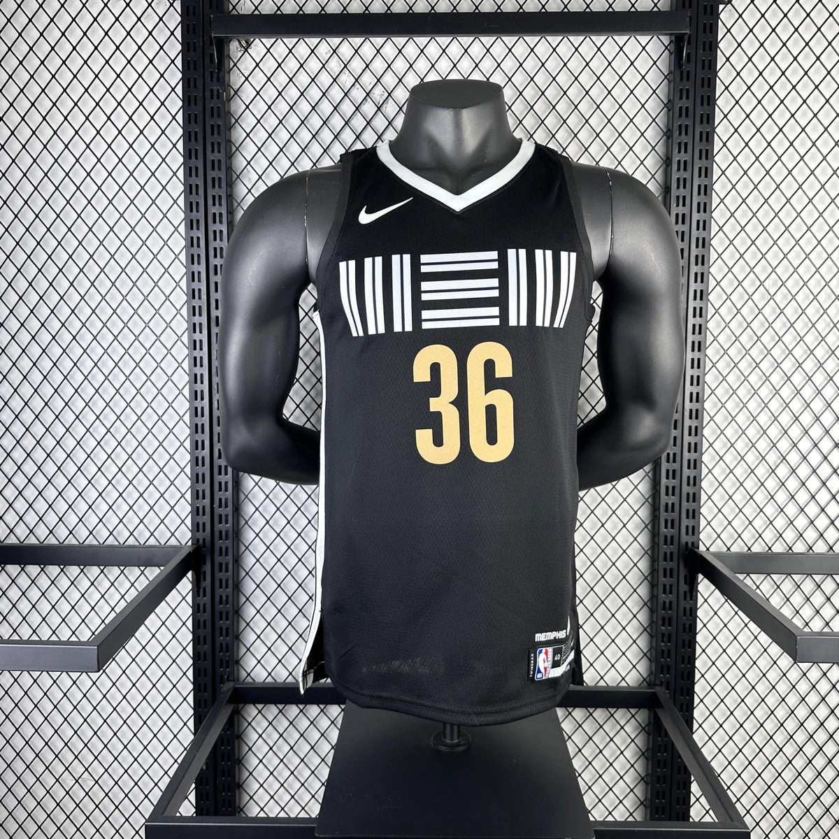 Marcus Smart Memphis Grizzlies No.36 City Edition Jersey 2023-24 - View 11