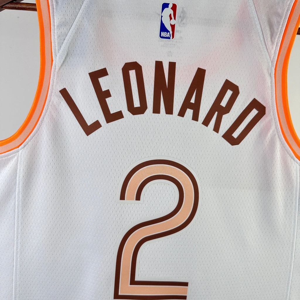Kawhi Leonard San Antonio Spurs No.2 City Edition Jersey 2023-24 - View 5