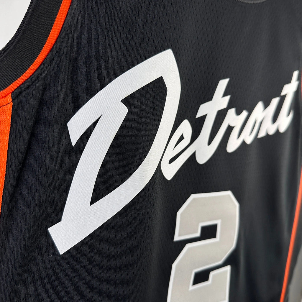 Cade Cunningham Detroit Pistons No.2 City Edition Jersey 2023-24 - View 7