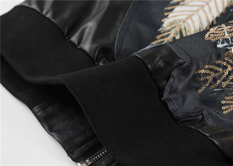 PP Black Leather Jacket #9 | Men's Streetwear
