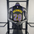 Rui Hachimura Los Angeles Lakers No.28 City Edition Jersey 2023-24 - View 11