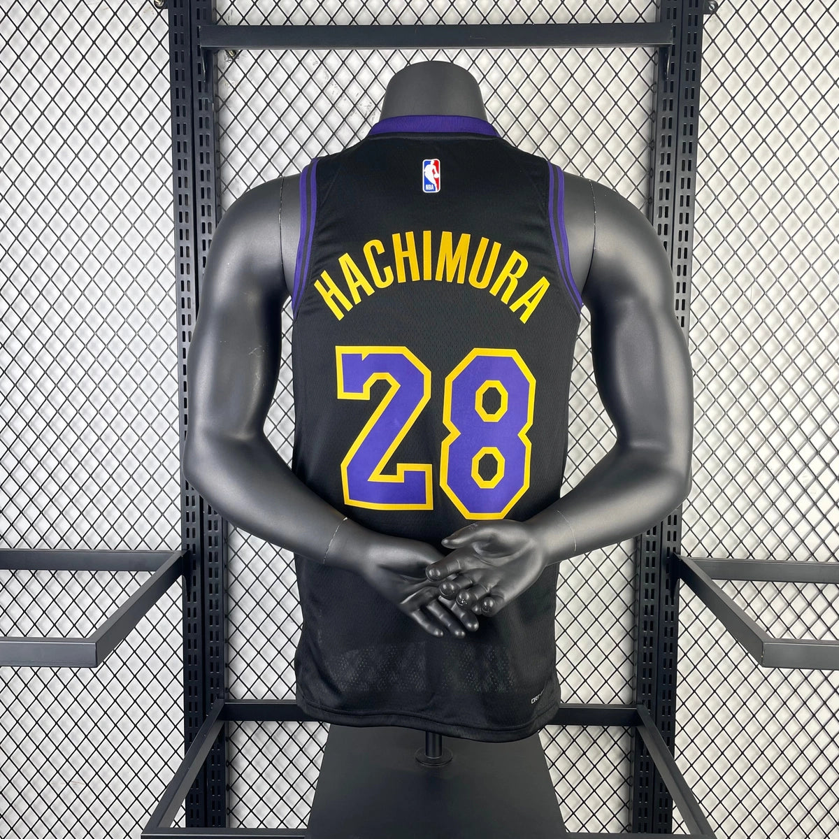 Rui Hachimura Los Angeles Lakers No.28 City Edition Jersey 2023-24 - View 11