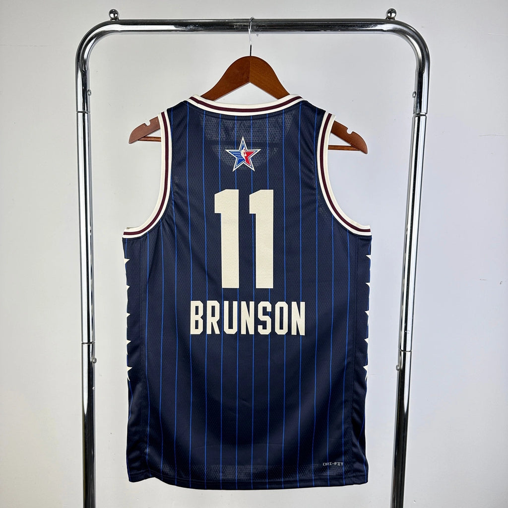 Jalen Brunson NBA All-Star No.11 All-Star Edition Jersey 2023-24 - View 3