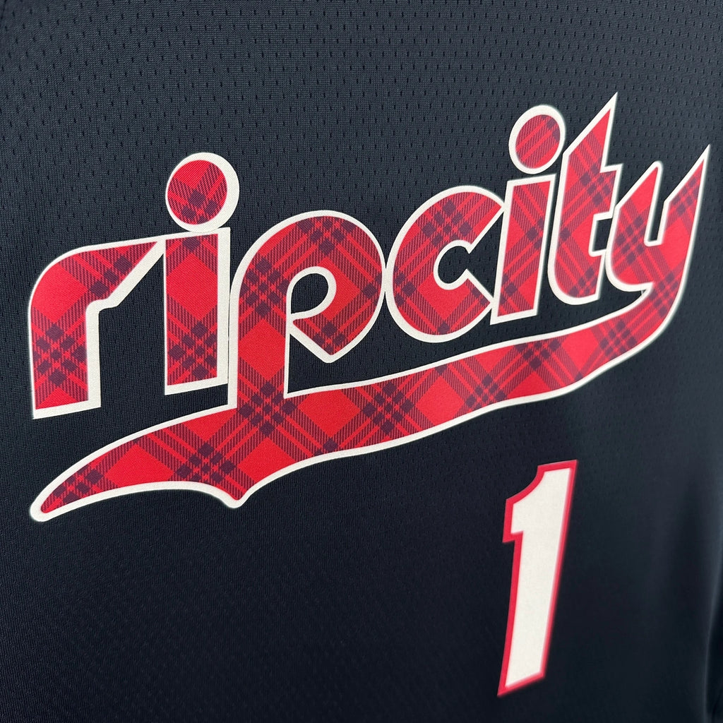 Anfernee Simons Portland Trail Blazers No.1 City Edition Jersey 2023-24 - View 5