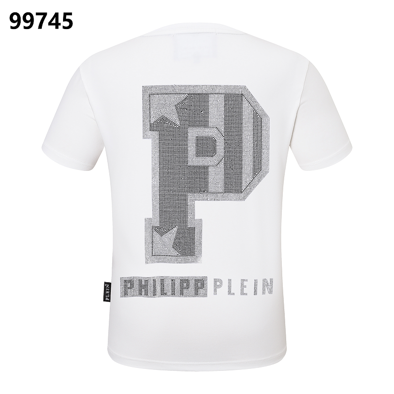 P**P Men's Father's Day Logo Streetwear T-Shirt | Black White – 2803