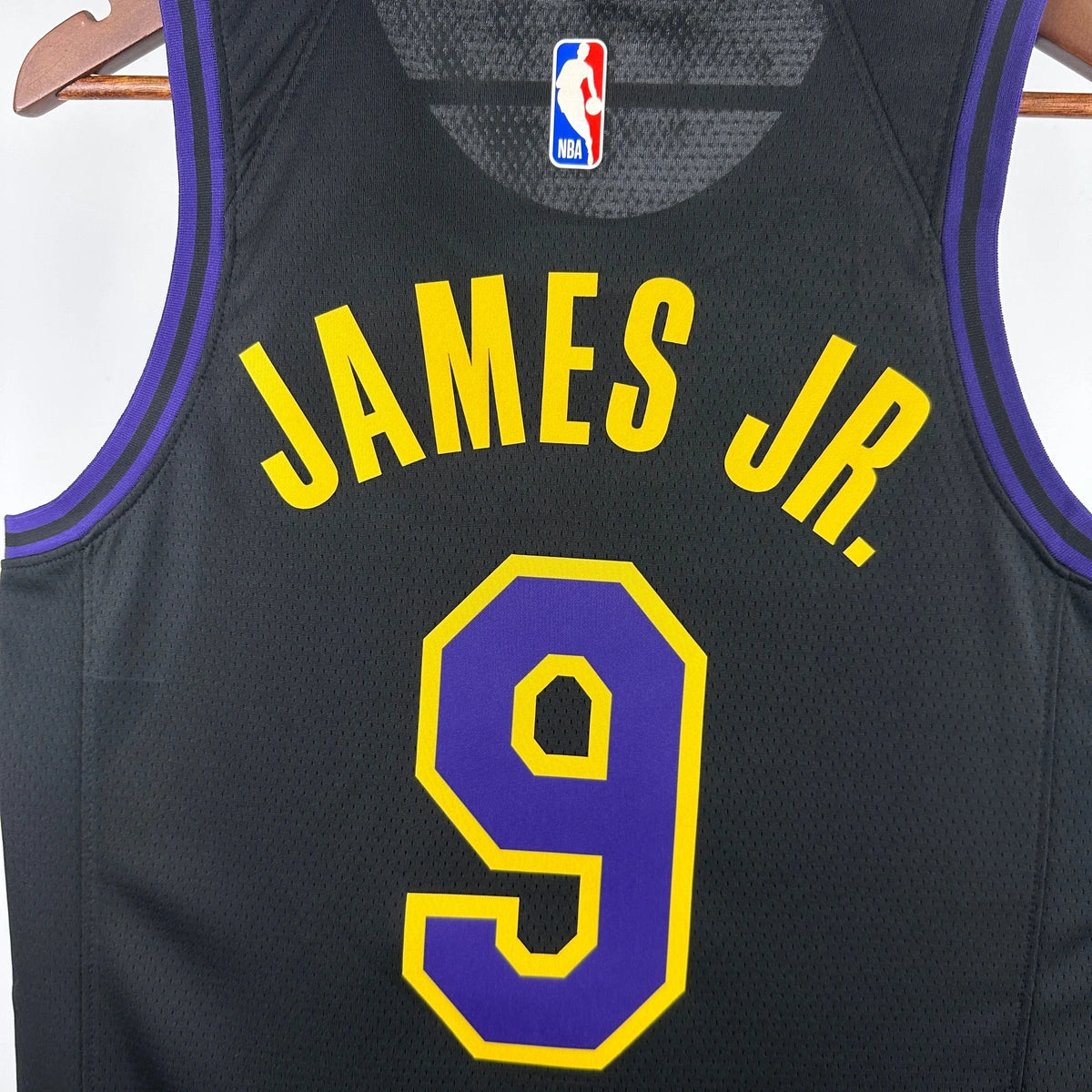 Bronny James Los Angeles Lakers No.9 City Edition Jersey 2025-26 - View 2
