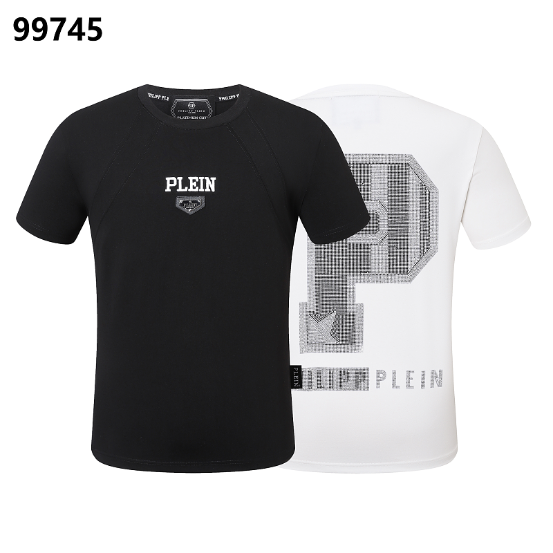 P**P Men's Father's Day Logo Streetwear T-Shirt | Black White – 2803