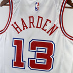 Houston Rockets 2025-26 city edition basketball jersey close-up of jock tag and hem details in team colors for basketball fans