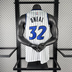 Orlando Magic 2025-26 home basketball jersey angled front view in white for basketball fans