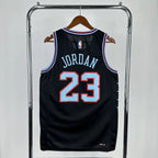 Chicago Bulls 2025-26 city edition basketball jersey side angle view in team colors for basketball fans