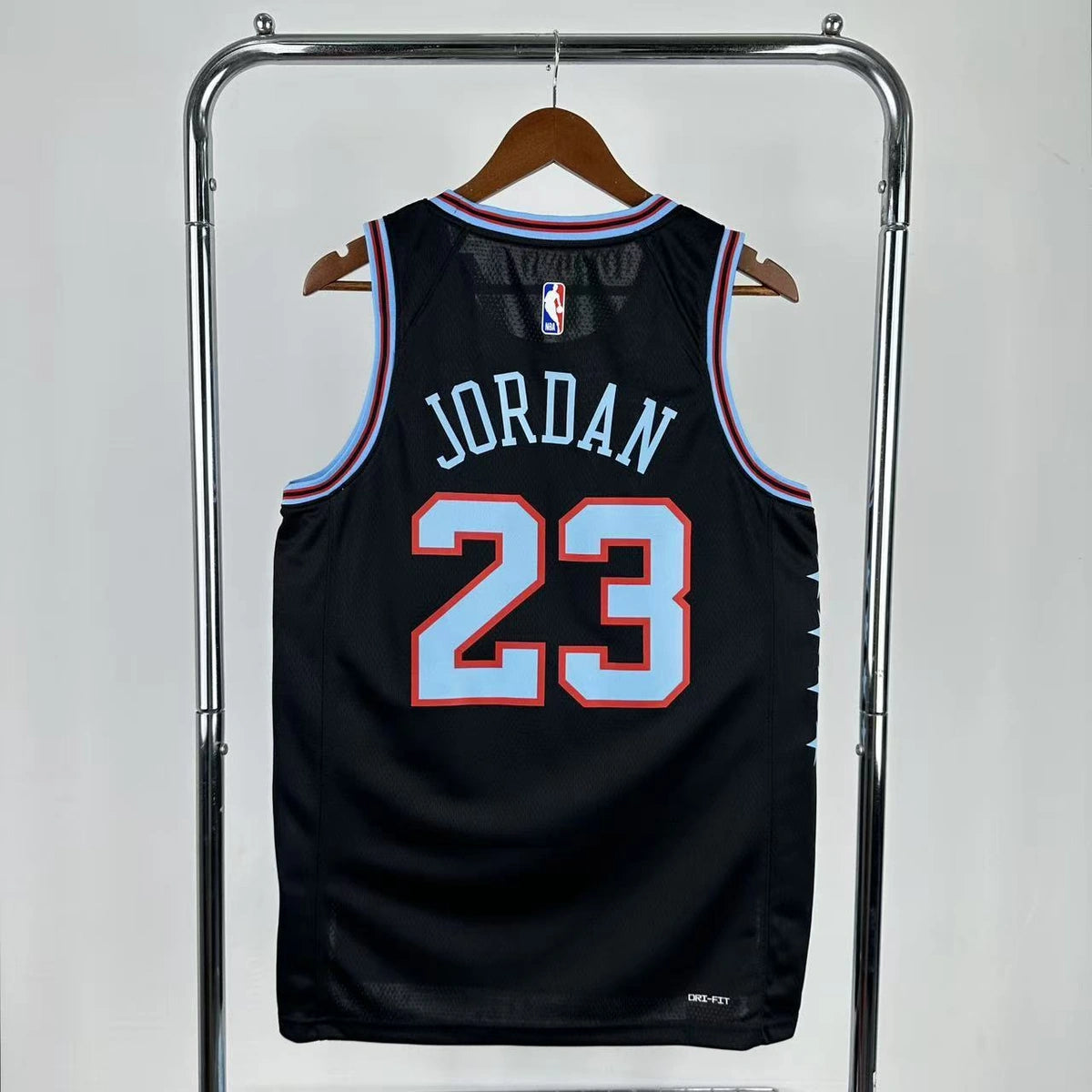 Chicago Bulls 2025-26 city edition basketball jersey side angle view in team colors for basketball fans