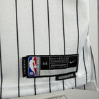 Orlando Magic 2025-26 home basketball jersey angled back view in white for basketball fans