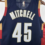 Cleveland Cavaliers 2025-26 throwback edition basketball jersey front view in team colors for basketball fans
