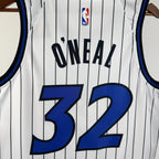 Orlando Magic 2025-26 home basketball jersey close-up of jersey number and player name in white for basketball fans