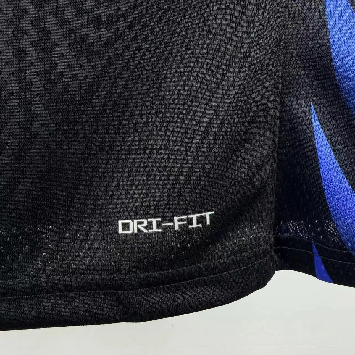 Dallas Mavericks 2025-26 city edition basketball jersey close-up of team logo embroidery in team colors for basketball fans