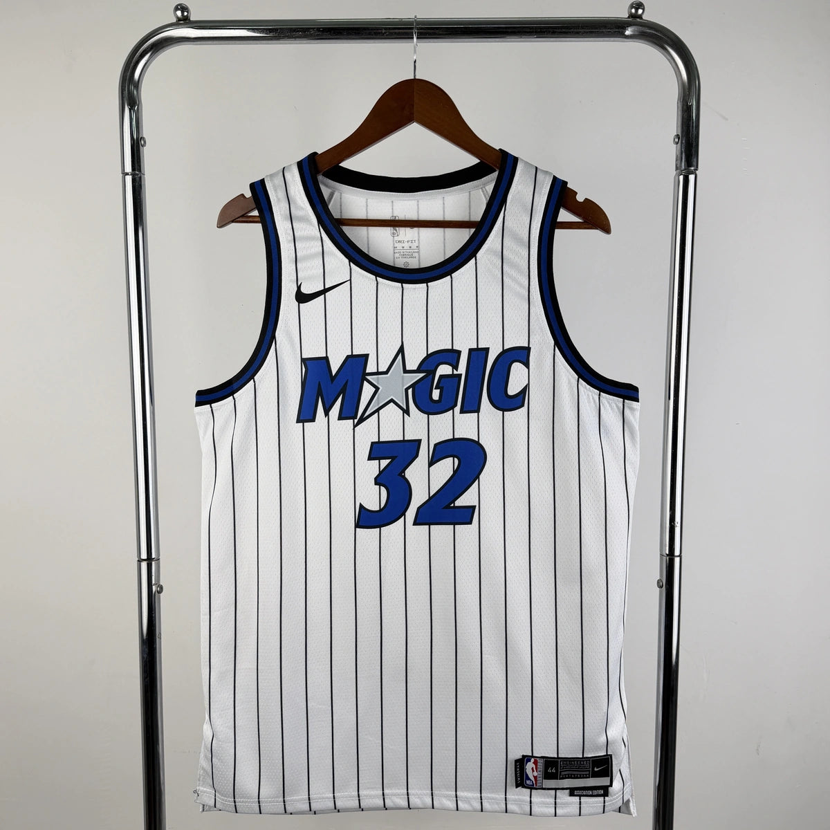 Orlando Magic 2025-26 home basketball jersey front view in white for basketball fans