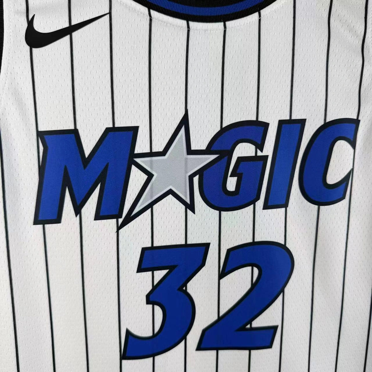 Orlando Magic 2025-26 home basketball jersey additional angle view in white for basketball fans