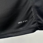 Philadelphia 76ers 2025-26 throwback edition basketball jersey detailed side view in black for basketball fans