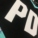Portland Trail Blazers 2025-26 city edition basketball jersey close-up of jock tag and hem details in team colors for basketball fans