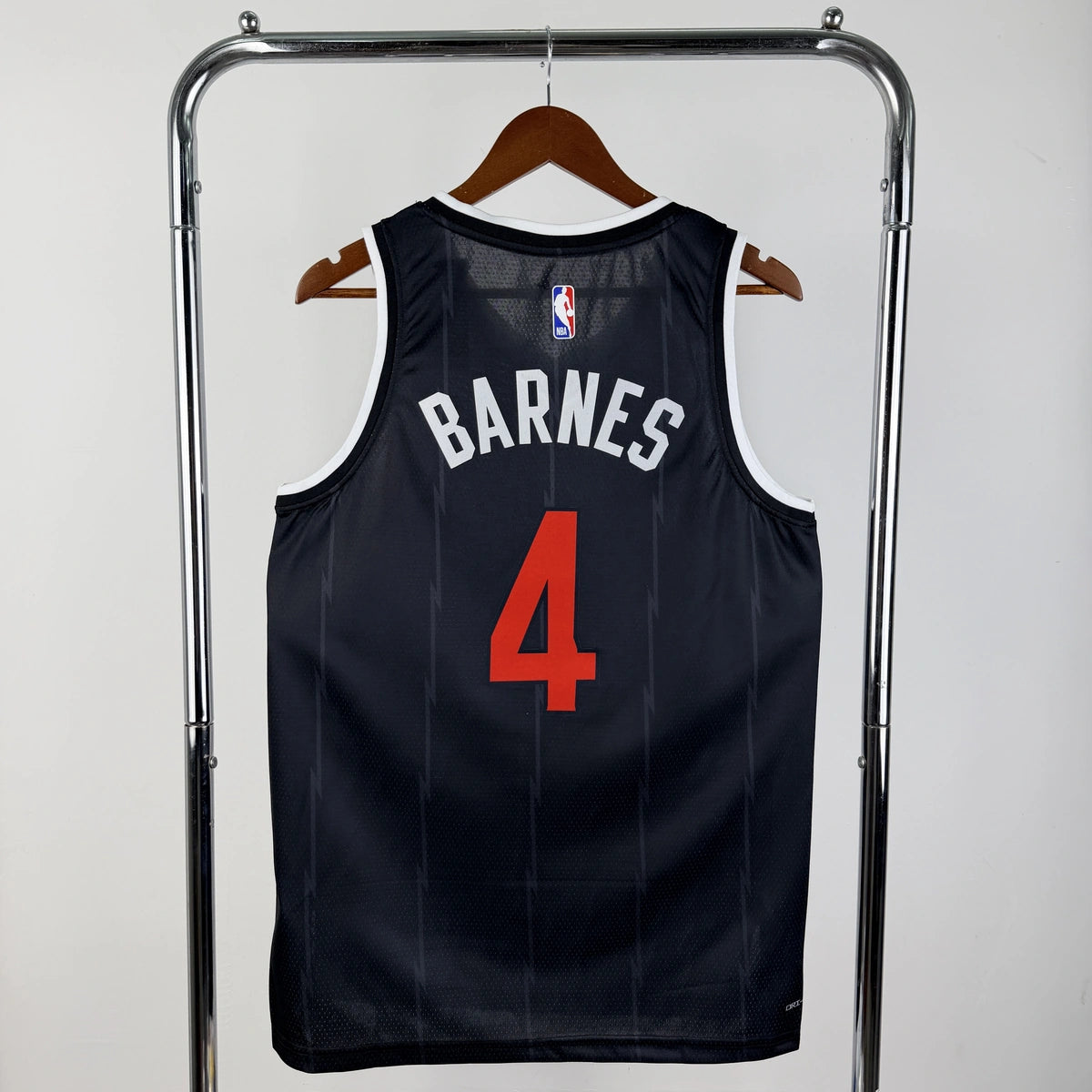 Toronto Raptors 2025-26 city edition basketball jersey back view in team colors for basketball fans