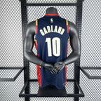 Cleveland Cavaliers 2025-26 throwback edition basketball jersey additional angle view in team colors for basketball fans