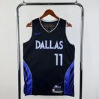 Dallas Mavericks 2025-26 city edition basketball jersey front flat lay view in team colors for basketball fans