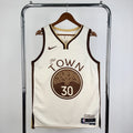 Golden State Warriors 2025-26 city edition basketball jersey front view in team colors for basketball fans