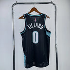 Portland Trail Blazers 2025-26 city edition basketball jersey back view in team colors for basketball fans