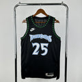 Minnesota Timberwolves 2025-26 throwback edition basketball jersey front view in team colors for basketball fans