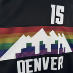 Denver Nuggets 2025-26 city edition basketball jersey detailed side view in team colors for basketball fans