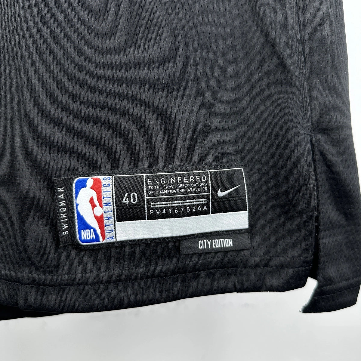 Los Angeles Lakers 2025-26 city edition basketball jersey close-up of jersey number and player name in team colors for basketball fans