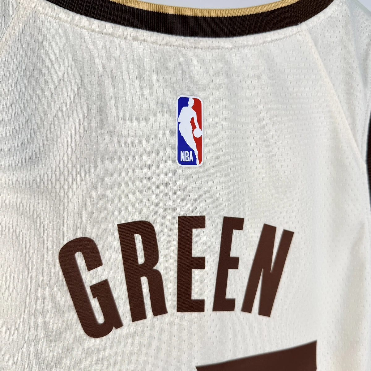 Golden State Warriors 2025-26 city edition basketball jersey side angle view in team colors for basketball fans