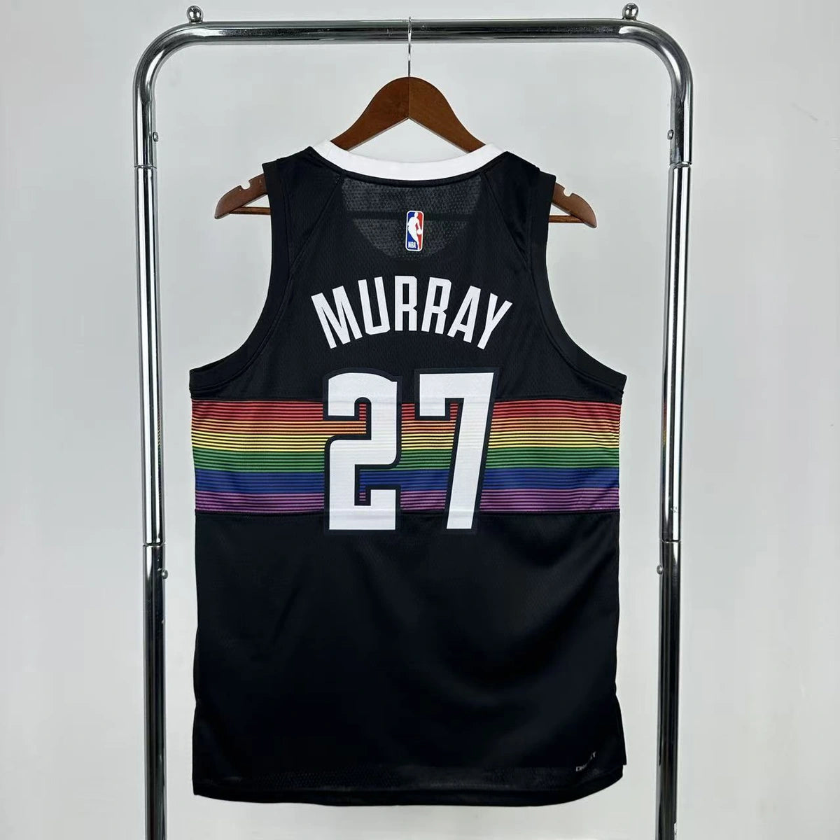 Denver Nuggets 2025-26 city edition basketball jersey back view in team colors for basketball fans