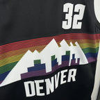 Denver Nuggets 2025-26 city edition basketball jersey angled front view in team colors for basketball fans