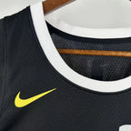 Denver Nuggets 2025-26 city edition basketball jersey close-up of team logo embroidery in team colors for basketball fans