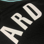 Portland Trail Blazers 2025-26 city edition basketball jersey back flat lay view in team colors for basketball fans
