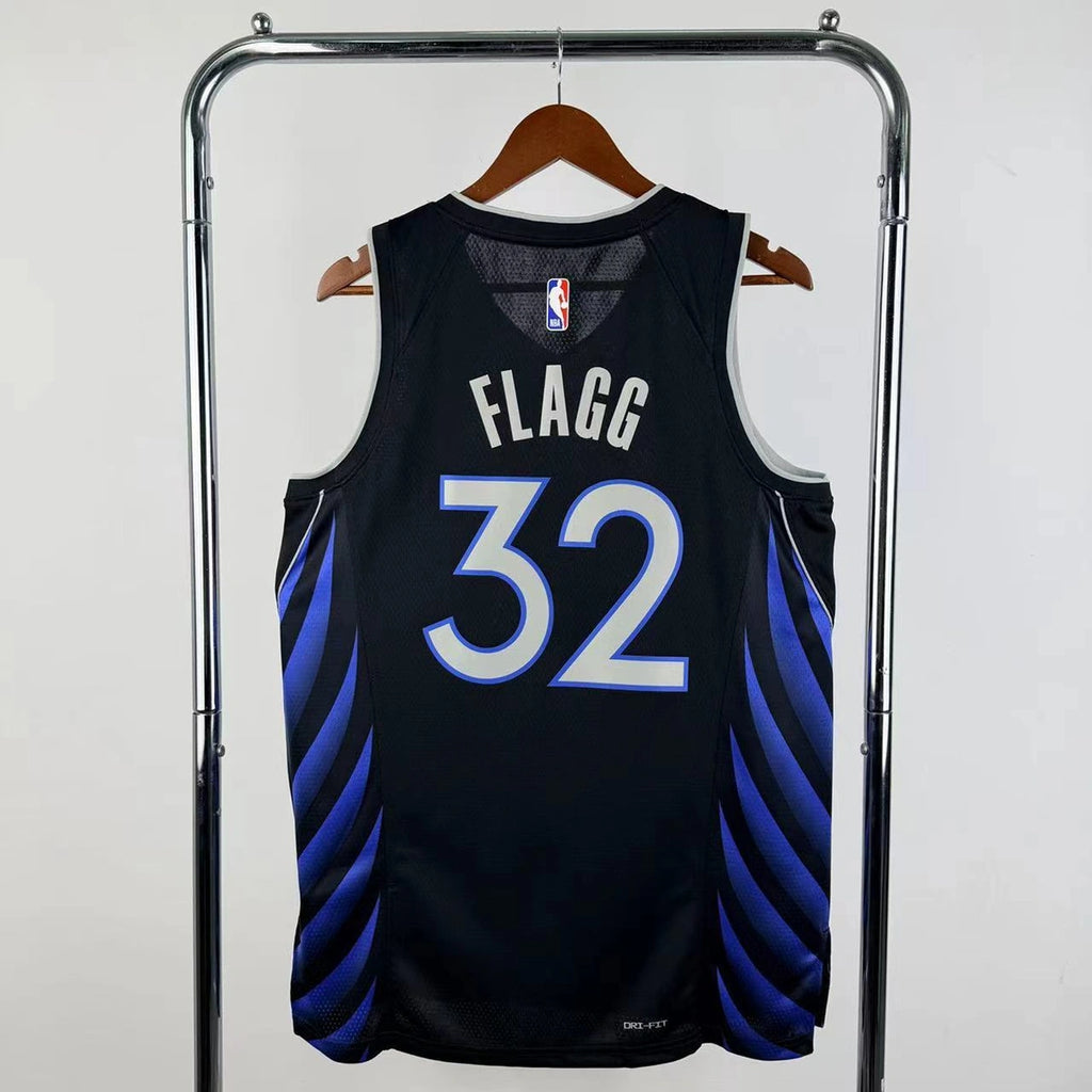 Dallas Mavericks 2025-26 throwback edition basketball jersey back view in green for basketball fans