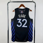 Dallas Mavericks 2025-26 throwback edition basketball jersey back view in green for basketball fans