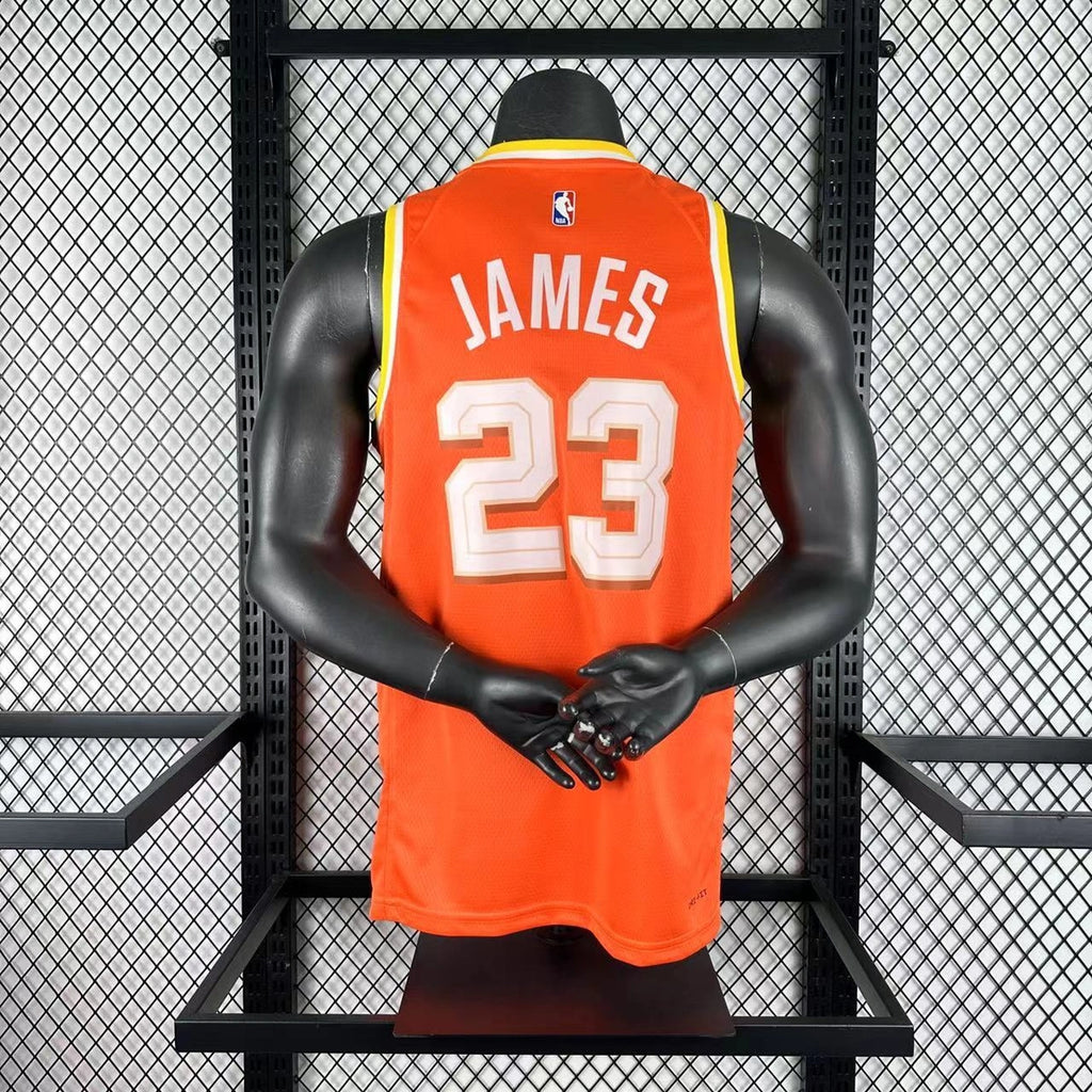 Cleveland Cavaliers 2025-26 city edition basketball jersey angled front view in team colors for basketball fans