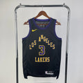 Los Angeles Lakers 2025-26 city edition basketball jersey front view in team colors for basketball fans