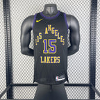 Los Angeles Lakers 2025-26 city edition basketball jersey side angle view in team colors for basketball fans