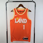 Cleveland Cavaliers 2025-26 city edition basketball jersey front view in team colors for basketball fans