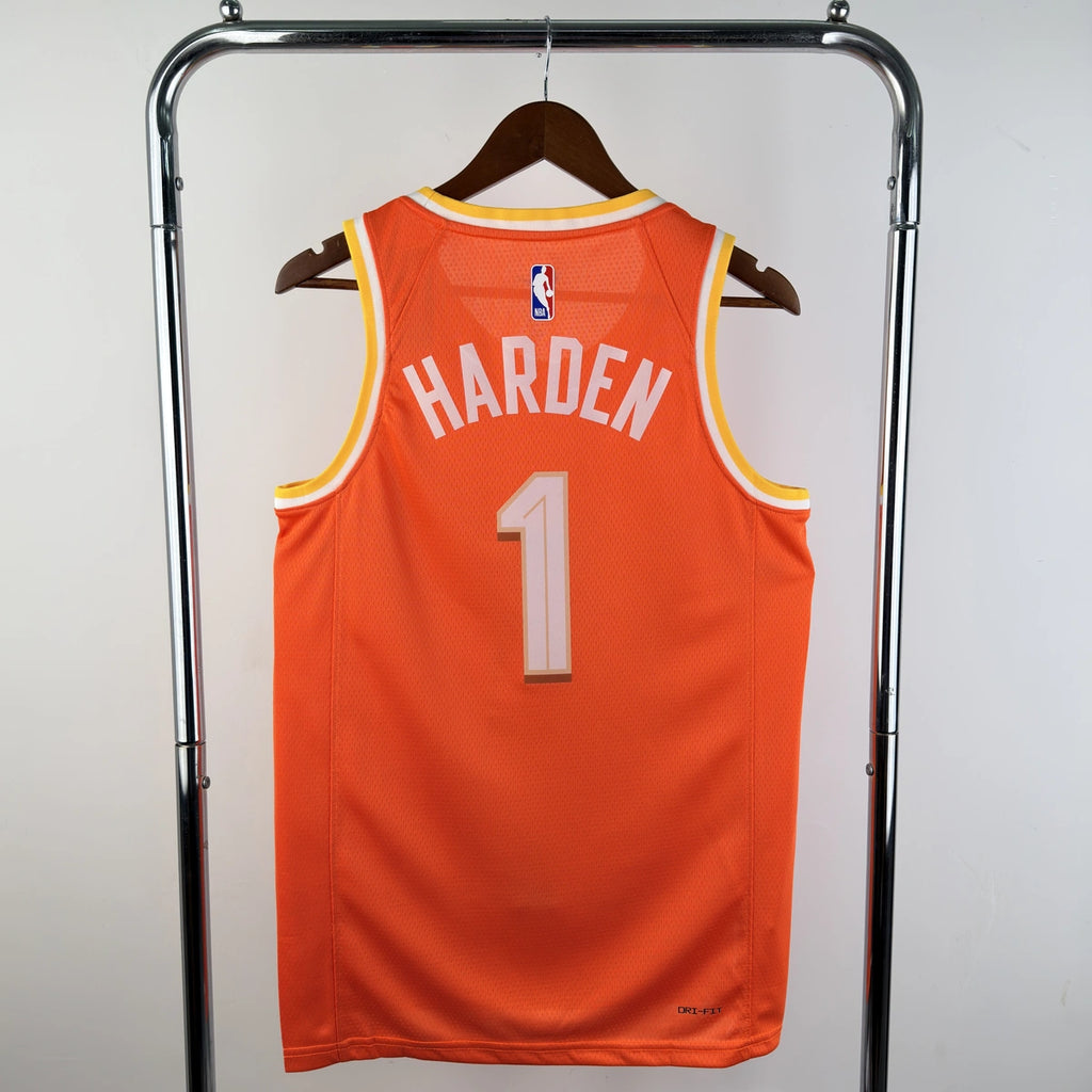 Cleveland Cavaliers 2025-26 city edition basketball jersey close-up of jersey number and player name in team colors for basketball fans