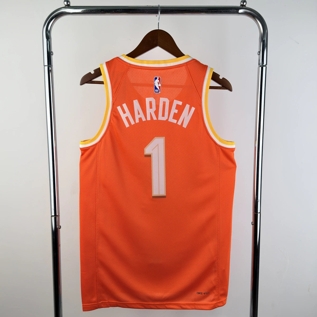 Cleveland Cavaliers 2025-26 city edition basketball jersey close-up of jersey number and player name in team colors for basketball fans