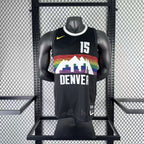 Denver Nuggets 2025-26 city edition basketball jersey side angle view in team colors for basketball fans