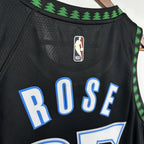 Minnesota Timberwolves 2025-26 throwback edition basketball jersey close-up of team logo embroidery in team colors for basketball fans