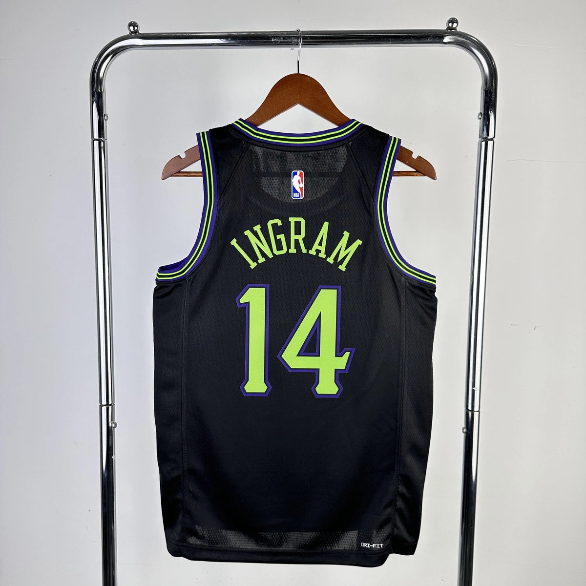 New Orleans Pelicans 2025-26 city edition basketball jersey back view in team colors for basketball fans