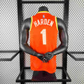 Cleveland Cavaliers 2025-26 city edition basketball jersey back view in team colors for basketball fans